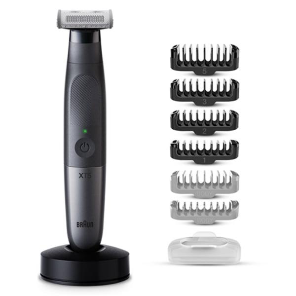 ブラウン　BRAUN　ブラウンボディグルーマー＆フェイスグルーマー「PROX」 BRAUN ブラックグレーメタル［AC100V-240V］　XT5300
