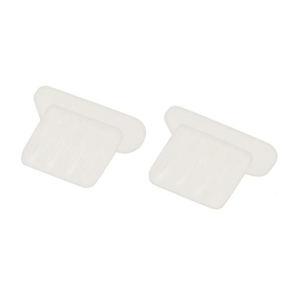 ラスタバナナ Ｌｉｇｈｔｎｉｎｇキャップ RCAPL01CL クリアホワイト・iPhone/iPad ライトニング端子専用 保護キャップ・ホコリなどの進入を防ぐ・シリコン製 2個入り