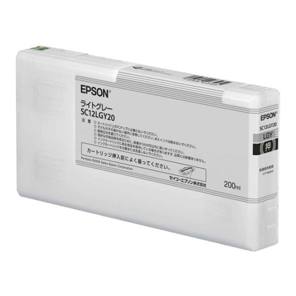 エプソン インクカートリッジ 12個セット エプソン（EPSON） 純正インクカートリッジ SC12LGY20 : ケーズデンキ