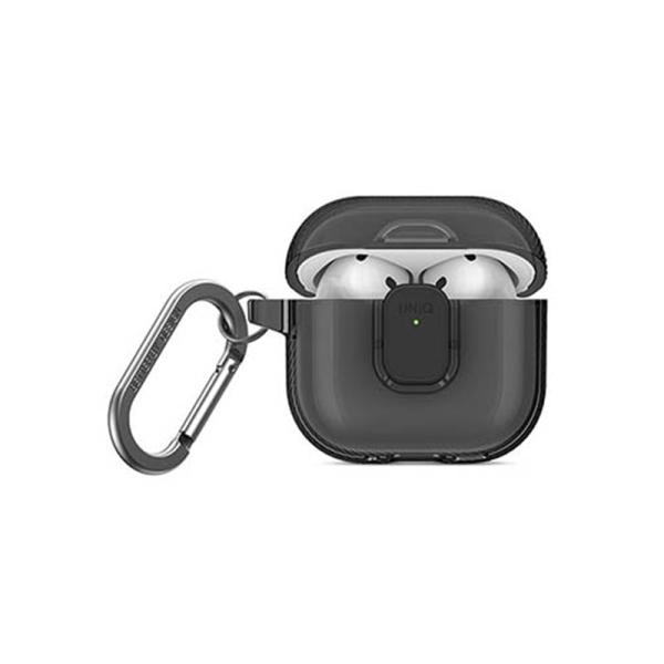 【美品】AirPods4本体 ANC搭載モデル UNIQケース付き UNIQ（ユニーク） AirPods4用ケース GLASE PRO UNIQ-AIRPODS(2024