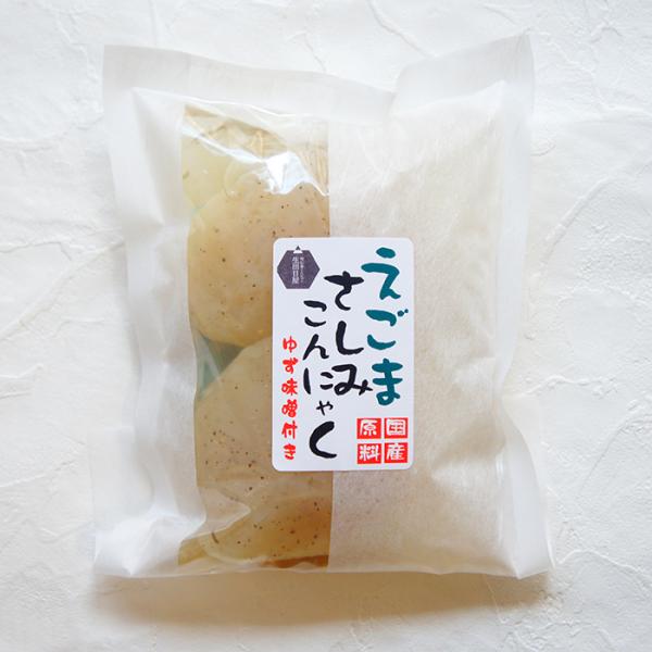 縁起の良いえごまのヘルシーさしみこんにゃく