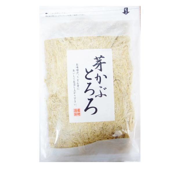 ■名称 海産物加工品■商品名　芽かぶとろろ■原材料　めかぶ(韓国産)、昆布、醸造酢、還元水飴/調味料(アミノ酸)、甘味料(ステビア)、増粘剤(プルラン)■内容量　80ｇ×2袋■賞味期限　製品に記載（製造日より300日）■保存方法　直射日光・...