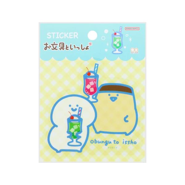 「商品情報」お文具さんたちのお文具第6弾！クリアダイカットステッカー透明感のあるクリア素材ステッカーの、[クリアダイカットステッカー]。 柄は、[お文具さんといっしょ]から、クリームソーダ1柄。カラフルなクリームソーダがかわいい！ダイカット...