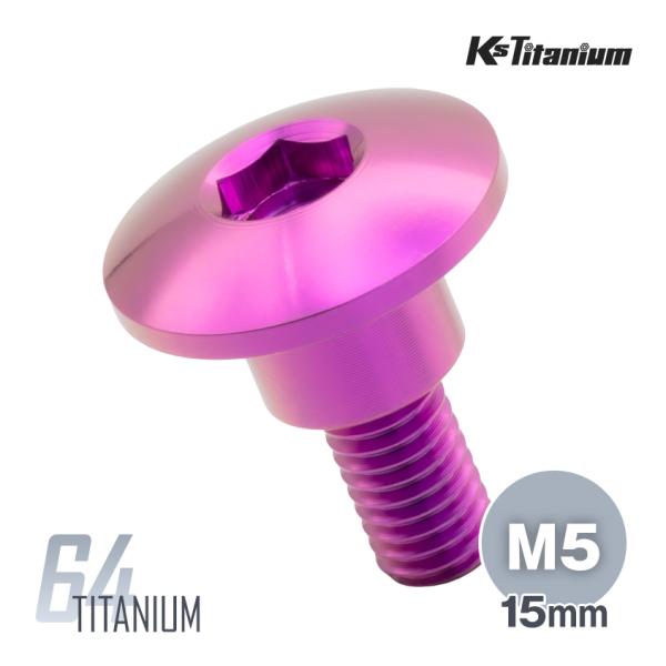 K'sガレージ 64チタン製 アッパーカウル カウルボルト M5×15 段付き