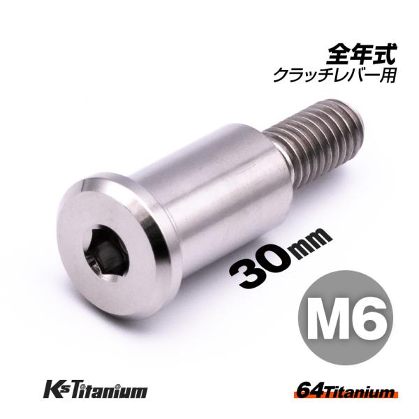 K'sガレージ 64チタン ホンダ系 クラッチレバー ピポットボルト K'sガレージ 64チタン ホンダ系 クラッチレバー ピポットボルト