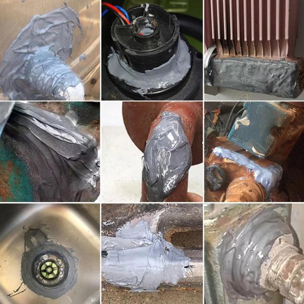 GM-8300と同等の接着力です。強力タイプ内容: 100g、Color: 鉄灰色 (混合後)使用率: a: b = 1:1 (混合使用)硬化時間: 初期硬化で1時間、完全硬化で24時間化学圧縮強度: 82〜95 (mpa)密度: 1.6〜...