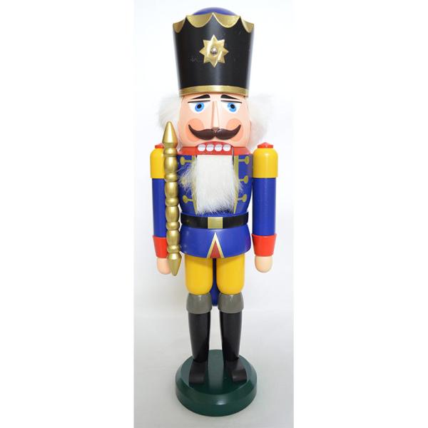 【アウトレット】DREGENO くるみ割り人形 王様 37cm ドイツ製 ksitokyo_003100b