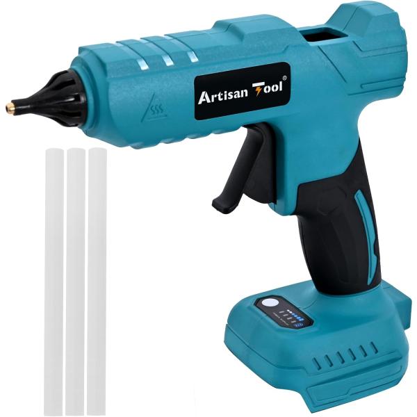 バッテリー、充電器別売り製品サイズ長さ19.5×幅 7.5 ×高さ19.7 cm接着剤吐出量20g/分予熱時間約 3 分間接着温度180℃グルースティック直径φ11mm標準付属品グルースティック*3本適合バッテリー：マキタ18V bl185...