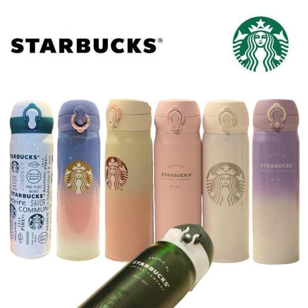 スターバックス starbucks 水筒 魔法瓶 ステンレスボトル 桜 水筒 500ml 保冷保温 魔法瓶 男女兼用 軽量構造 直飲み