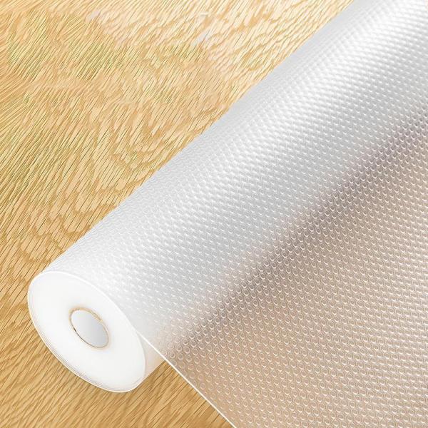 [滑り止め?非粘着性] 両面とも非粘着性の素材なので、ライナーを簡単に取り出して掃除することができます。 食器棚シートは、虫、油、汚れと台所用品の滑りを防ぎ、カビの発生を有効に予防できます。台所用品や本やなどの品物の保護に役立たちます。[高...