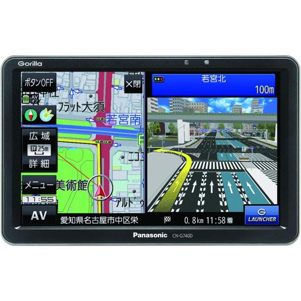 パナソニック(Panasonic) 7インチ ポータブルナビ ゴリラ CN-G740D