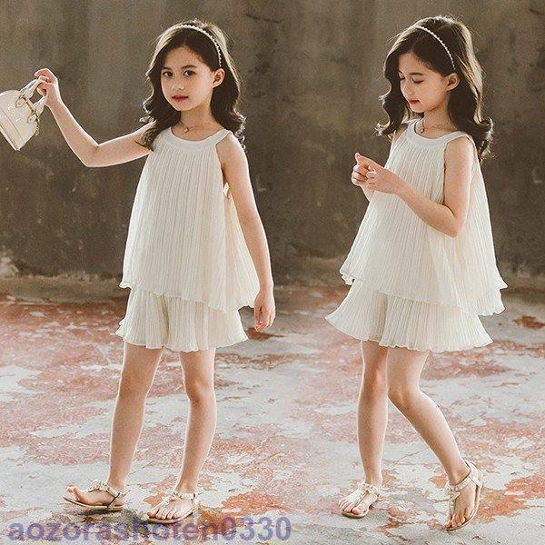 子供服 セットアップ キッズ 女の子 夏 2点セット 上下セット  