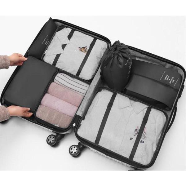 トラベルポーチ 7点セット 旅行 衣類 下着 バッグ ケース