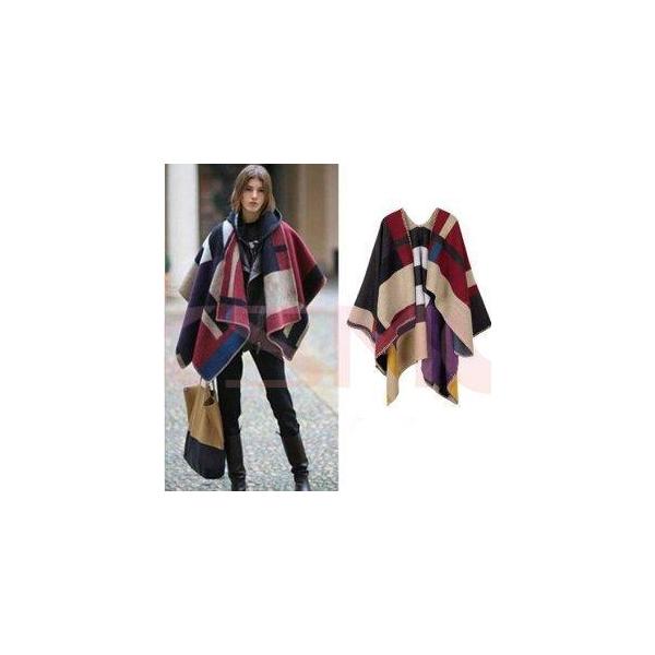 時間指定不可 ポンチョ 大判ストール マント ケープ マルチカラー エレガンス プリント 激安ブランド Kwsrbd Com