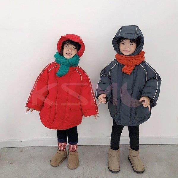 半額品 韓国子供服 中綿コート キッズダウンコート 秋冬 可愛い 女の子 男の子 男女兼用 ロング丈キッズコート 通学 長袖 カジュアル 厚手 暖かい 3色 安い購入 Iniciatupyme Cl