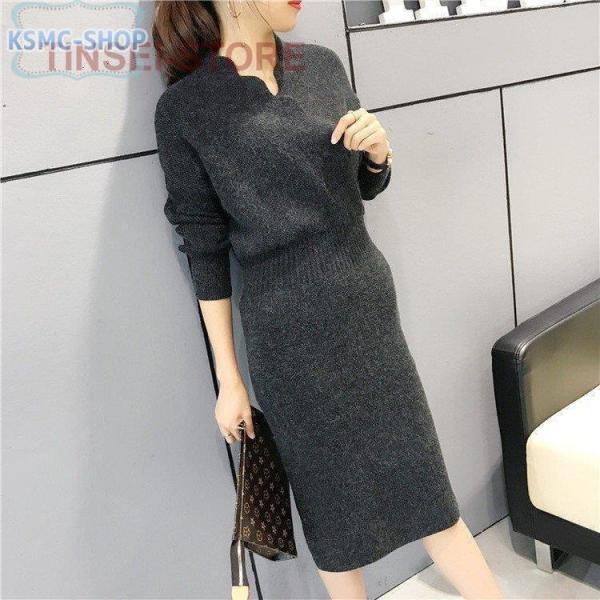 円高還元 ワンピース 大人 厚手 通勤 40代 ニットワンピ 韓国風 冬服 ロングワンピース 膝丈 ニットワンピース レディース ワンピース カラー ブルー Www Anaboliki24 Pl