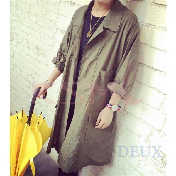 トレンチコート メンズ 薄手 ロング丈 アウター 秋 Uvカット ラッシュガード ジャケット 夏 Qh Ksmcヤフーショップ 通販 Yahoo ショッピング