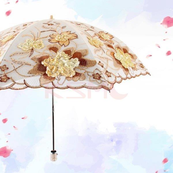 日傘 折りたたみ傘プリンセス風 レディース おしゃれ 水兵風 晴雨兼用