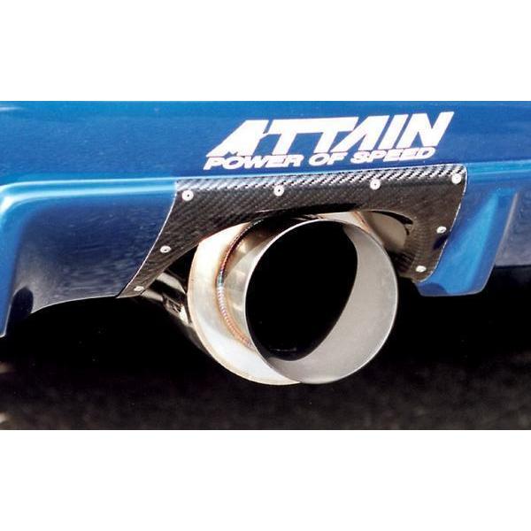 マフラー出口にKSP製GTバンパーガードカーボン製BNR34GT-R RB26 : KSP