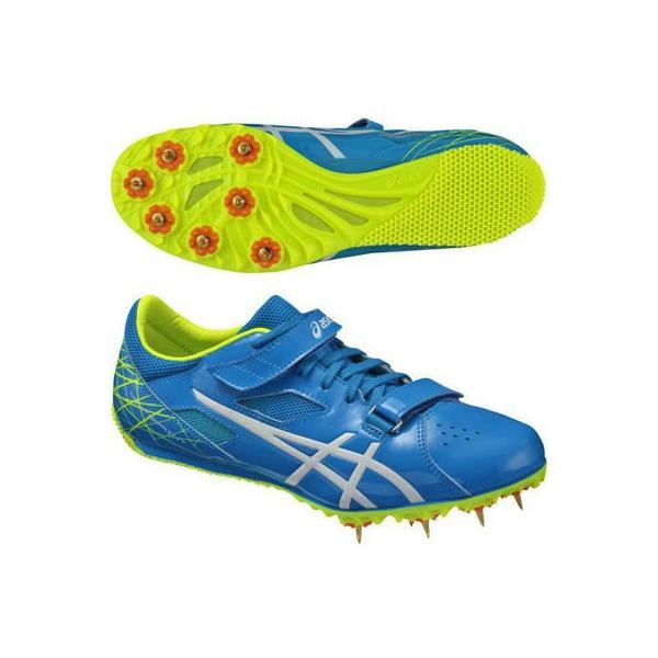 新品特売 27 Asics ヒートスプリント スパイク Ttp5 部活 陸上 短距離 ハードル アジャスターベルト 青 メール便 スポーツ 陸上 トラック フィールド Www Writeawriting Com