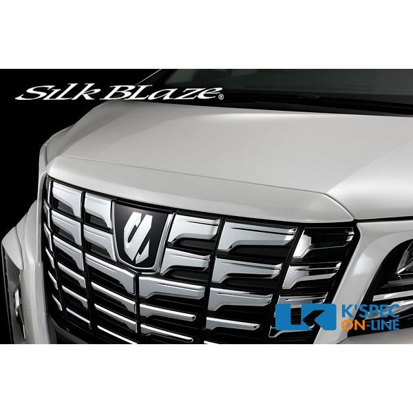 SilkBlaze トヨタ【30系アルファード 前期】フードトップモール【純正
