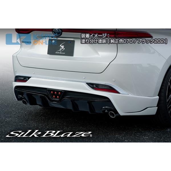 SilkBlaze トヨタ【80系ハリアー】リアスポイラー【未塗装】/バック 