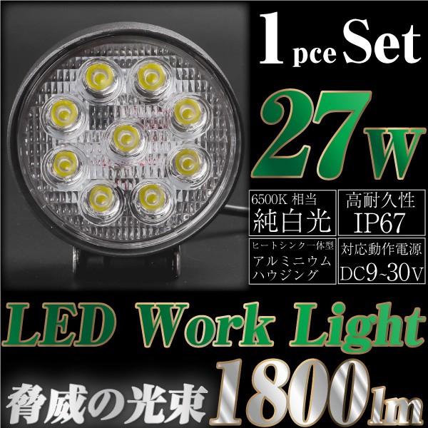 LED  [NCg Ɠ 27W ی^ 1pcs Eh^Cv h ho 12V 24V  Lp Ǝ 1800LM  6500K tHOv W