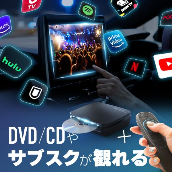 Carplay カープレイ ai box DVDプレイヤー CDプレイヤー apple Android