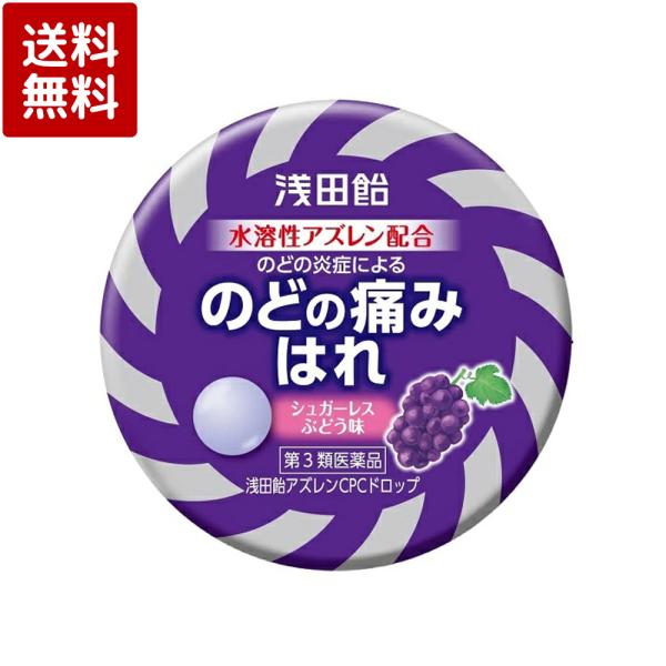 のどの炎症によるのどの痛み、はれに水溶性アズレンを配合したシュガーレスドロップカロリーや糖分が気になる方も服用できるシュガーレスのドロップタイプ。メントールの清涼感のあるぶどう味で、にがいお薬が苦手な方も服用できるお薬です。●3種の有効成分...