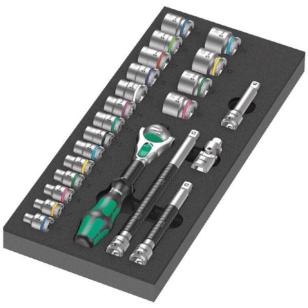 WERA ヴェラ 23点組 3/8DR ラチェットレンチ Zyklop Speed ソケット 