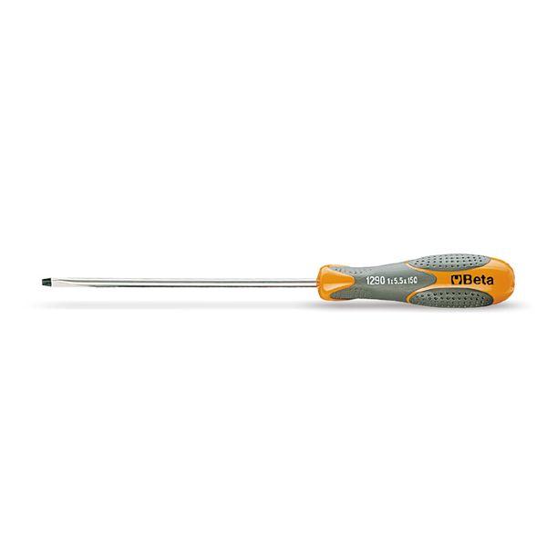 Beta ベータ マイナスドライバー 刃先5.5mm 軸長150mm 1290 5.5X150 ドライバー 工具 ツール DIY 作業工具