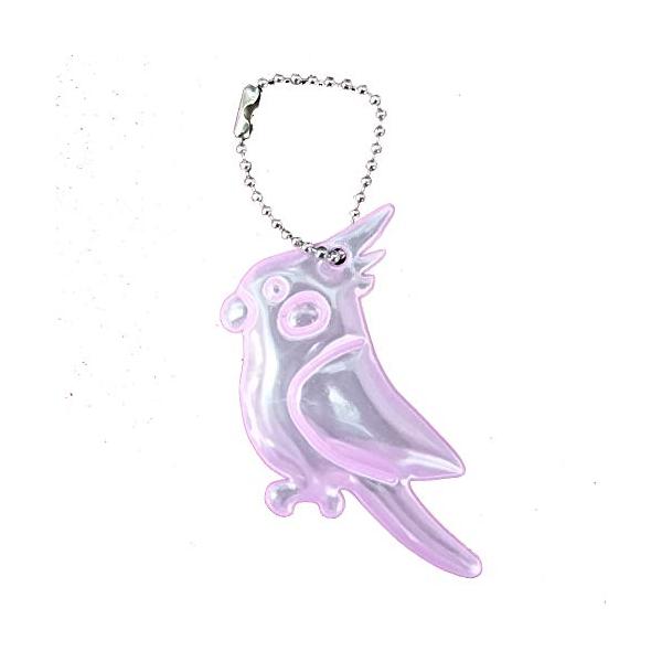 他サイト： ヨシオ 反射インコちゃん ピンク W115mm×H72mm 生物キーホルダーシリーズ HI-38の商品画像