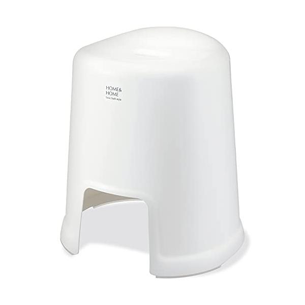 他サイト： リス 風呂椅子 H&amp;H ホワイト 高さ 40cm 『防カビ加工』 日本製の商品画像