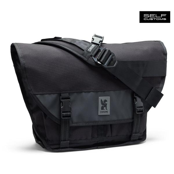 Chrome メッセンジャーバッグ ブラック/ホワイト CHROME クローム メッセンジャーバッグ CTZ SLIDE 15L MESSENGER
