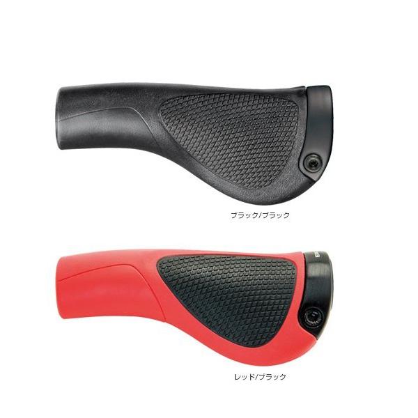 ERGON GP1 バイオレザーグリップ　(ブラックxブラック、ロングxロング) ERGON / GP1（ロング/ロング） – 京都の自転車屋 CYCLE SHOP