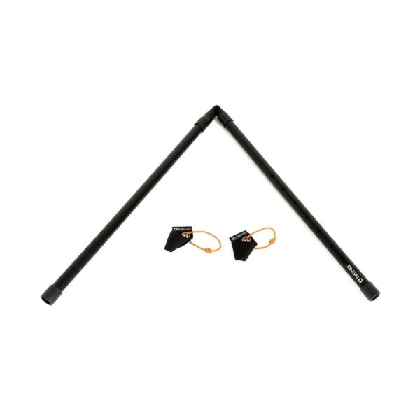 お手持ちのNEMO アジャスタブルタープポールL 2本と組み合わせて使うことでヘキサライト 6Pの支柱を二股（A型）化できるオプションパーツです。中央部に支柱（ポール）がなくなるため、内部の有効スペースが大幅に拡大し、コットや小型のテントな...