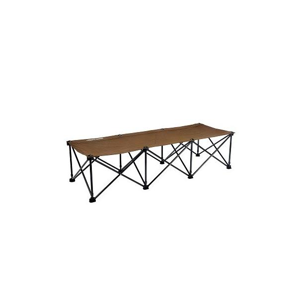 廃番カラーの為大特価販売。落ち着いた雰囲気のブラウン。テント内のベッドとしても。■サイズ使用時：約193×69×45（高さ）cm収納時：約77×32×18cm■材質フレーム：フルハードスチールパイプ（約Φ19mm・16mm）シート：ポリエス...