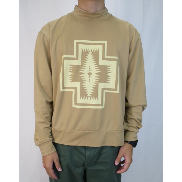 完売品　Pendleton ペンドルトン ベージュ XLサイズラッシュガード素材 kt-gigaweb_498-23spdt-000-231045
