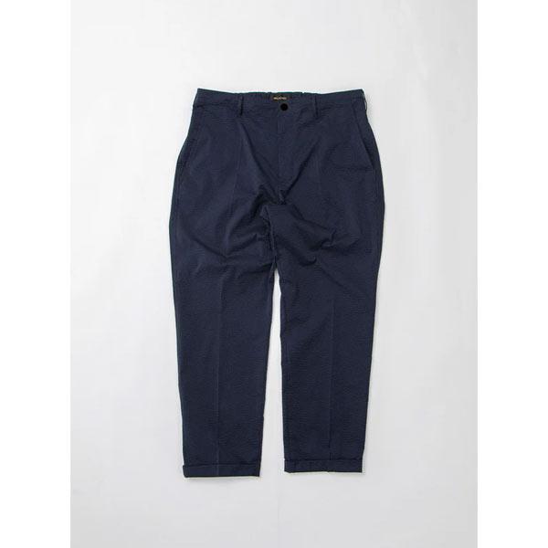 seya. セヤ 日本製 SUMMER PANTS SEERSUCKER WOOL サマーパンツ シアサッカーウール BW04-2 M CHARCOAL 1プリーツ ボトムス【新古品】【中古】【seya.】 seya. セヤ 日本製 SUMMER PANTS SEERSUCKER WOOL サマーパンツ シア