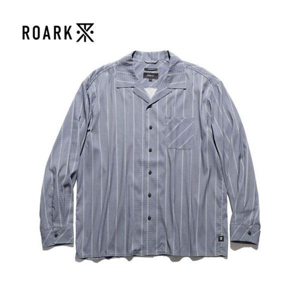 ロアーク シャツ VERTICAL STRIPE BLESS UP L/S RLWJ1201 メンズ ROARK 26SS