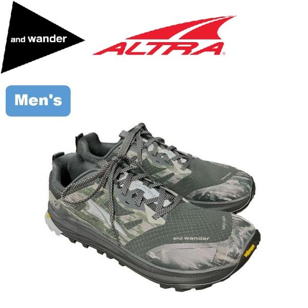 アルトラ×アンドワンダー ローンピーク9+ ブラック Altra×and wander Lone Peak 9+ メンズ