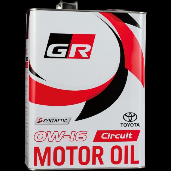 R*R様 希少！GRオイル　サーキット　0W-16 4ℓ GAZOO Racing公式 トヨタGRオイル Circuit 0W-16 4L / GR TOYOTA GAZOO