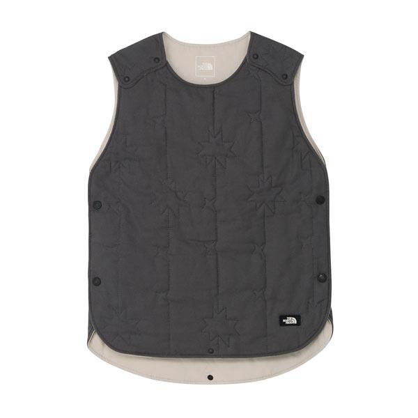 天然素材を採用したキルティングのスリーパー。表地と裏地にはやわらかなオーガニックコットンを採用。中わたには、サステナブルを考慮したカポック混素材を採用。両肩と脇は着脱がしやすいドットボタン仕様です。■Fabric＜表側＞Organic Co...