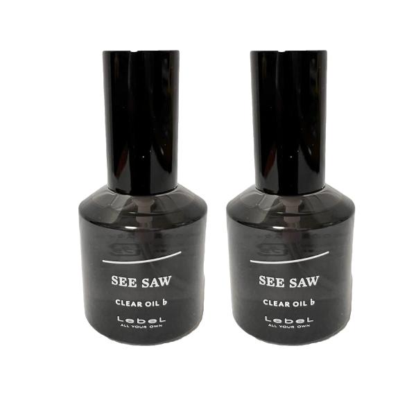 2個セット】ルベル SEE/SAW シーソー クリアオイルフラット 80mL