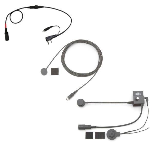 KTEL ケテル KT098-NKP ケンウッド無線機用SET ジェット （ヘルメット 
