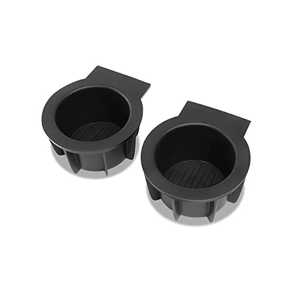 2pcs Front Center Floor Console Cup Holder Inserts Replacement for Ford Expediti