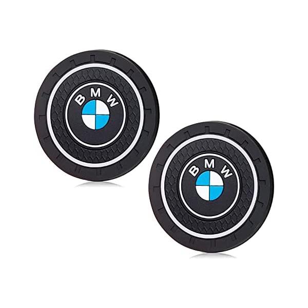 2 Pieces of car Logo car Travel car Cup Holder Insert Coaster Suitable for BMW M