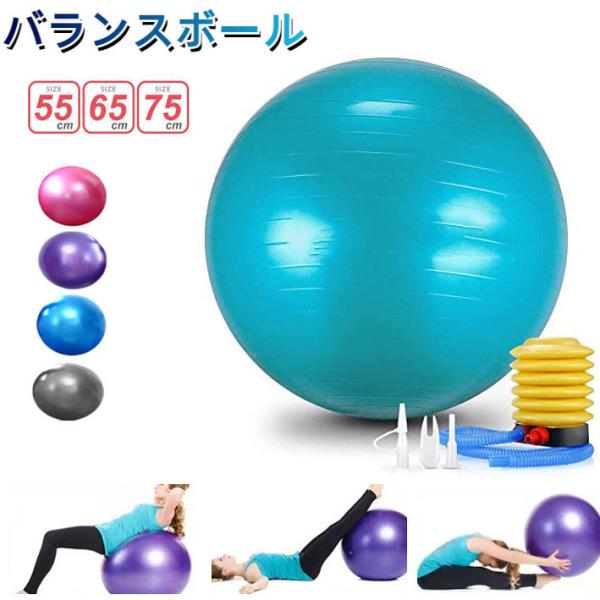 バランスボール 55cm 滑り止め ストレッチボール ヨガボール アンチバースト 筋トレ 椅子 腰痛防止 関節保護 耐荷重300kg フットポンプ付き 日本語説明書付き Buyee Buyee 日本の通販商品 オークションの代理入札 代理購入