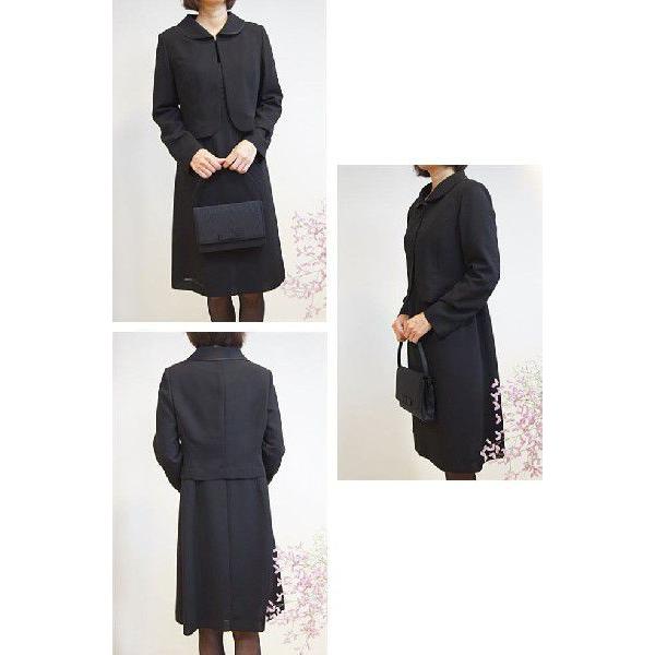 バルナv1 00 長袖 夏用ジャケット ワンピースのアンサンブル7号 13号 サマーブラックフォーマル 礼服 喪服 卒業式 卒園式 入学式 謝恩会 V1 00 ファッションハウスkとk