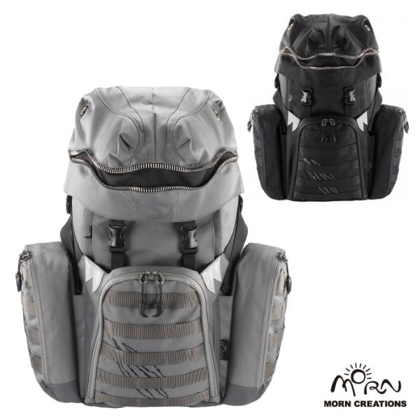 ティラノサウルス バックパックL TR-101 モーンクリエイションズ MORN CREATIONS TR101 ブラック グレー リュック バッグ カバン 恐竜 【送料無料】